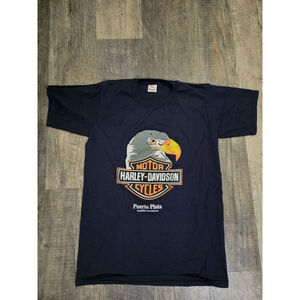 Harley Davidson Puerto Plata Eagle Print Shirt